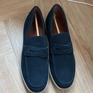 Men's Navy Loafers